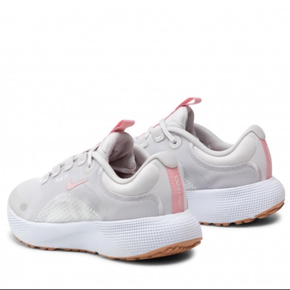 - NIKE React Escape Run Vast Grey/Pink Glaze Running shoes womens size 8 - Picture 3 of 14